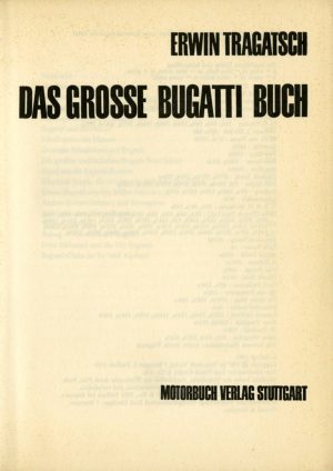 Bugatti | Das große Bugatti Buch