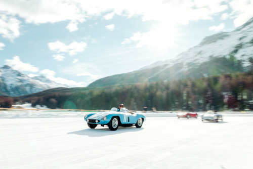 The-I.C.E.-St.-Moritz-2023 Winner-Barchettas-on-the-Lake Ferrari-500-Mondial-Series-II